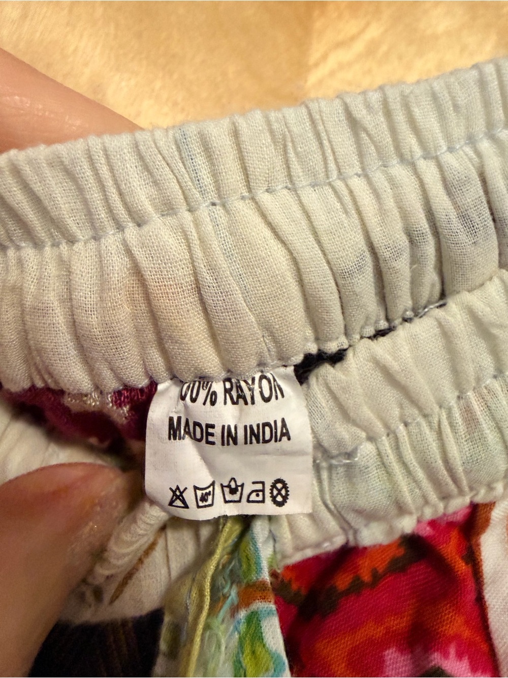Kathmandu Multicolor Patchwork Cotton Harem Pants - Picture 8 of 8